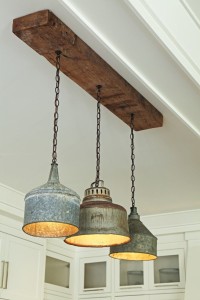 upcycling tin containers to pendant lights